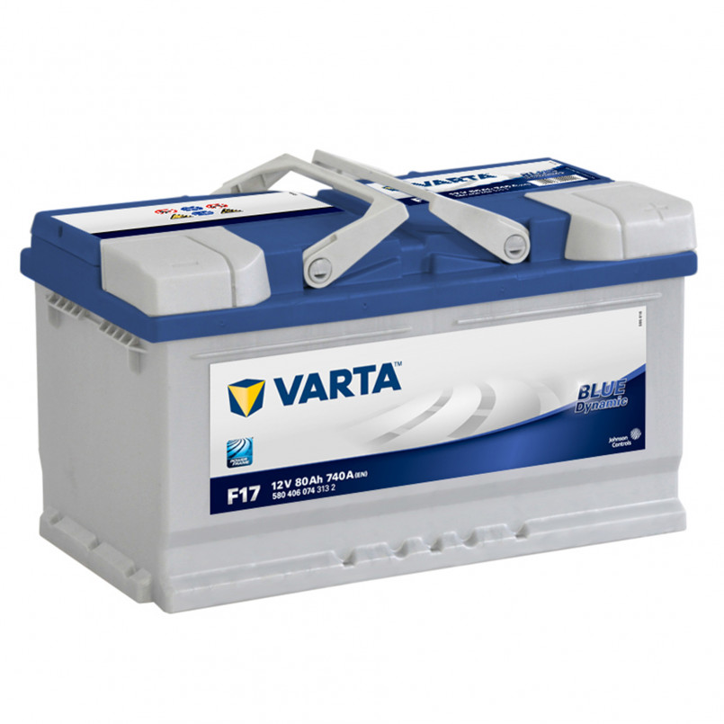 Акумулятор VARTA 80Ач 740А -/+ 315*175*175 Blue Dynamic F17